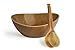 EcoSmart PolyFlax 7qt Serving Bowl, Brown, Recycled Plastic and Flax Husk, Made in the USA by Architec