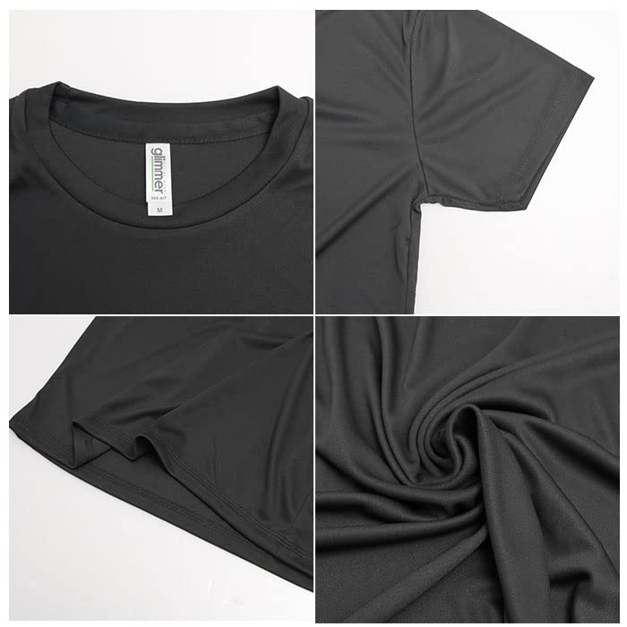 Glimmer 00350-AIT 3.5-Oz Interlock Dry T-Shirt, Short Sleeves, Crew Neck -
