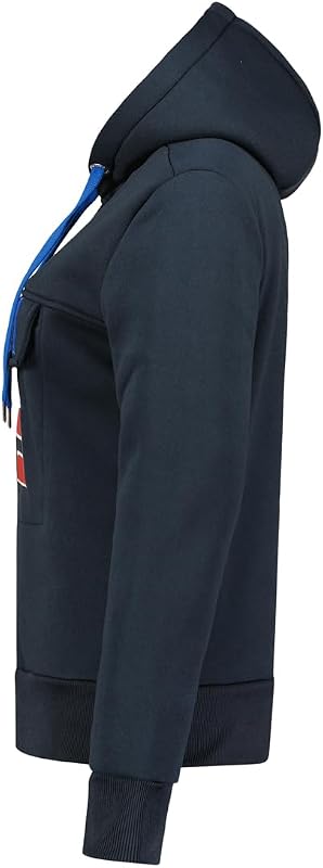 Gadrienama Lady – Damen-Sweatshirt mit Kapuze und Kängurutaschen – Sweatshirt Pullover Langarm Warm – Kapuzenjacke für Damen Frühling Sommer Herbst Winter (Marineblau M), Marine
