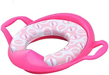 DREAMROCA Baby Toddler Potty Training Toilet Seat Soft Grip Trainer Seat (Pink)