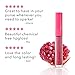 100% PURE Gemmed Lip Gloss (Fruit Pigmented), Moonstone, High Shine, Soft Shimmer, Moisturzing Lip Gloss w/Shea Butter, Vitamin E, (Sheer Mauve Nude) - 0.177 Oz