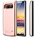 Battery Case Compatible Galaxy Note 8,PEYOU 6500mAh Slim TPU Frame Protective Charger Rechargeable Extended Power Bank Type C Charging Battery Case w/Kickstand Compatible Samsung Galaxy Note 8