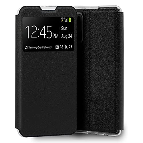 Cool Flip Cover Case for Xiaomi Redmi Note 10 5G / Pocophone M3 Pro 5G Smooth Black
