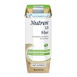 Nutren 1.0 with Fiber, Unflavored (Formerly Vanilla) 250 ml., 1 Cal Formula w/ Prebio - Case of 24