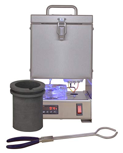 Tabletop QuikMelt 100 oz PRO-100-3 KG Melting Furnace - Stainless Steel Kiln Jewelry Making Metal Melting Casting Enameling Glass Fusing Precious Metal Clay Kiln Made in USA