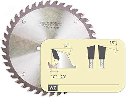 Bayerwald - HM Tischkreissägeblatt - Ø 254 mm x 2,8 mm x 30 mm | Wechselzahn (40 Zähne) | Kombinebenlöcher für Bosch GTS 10 &