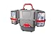 Plano PLAM80700 Kayak V-Crate Tackle Box and Bait Storage, Premium Tackle Storage, Grey/Red, One Size