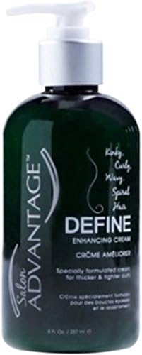 Salon Advantage Define Curl Enhancer Cream, 8 Ounce