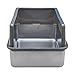iPrimio XL Cat Litter Box Enclosure - Stainless Steel Large for Boxes Big Cats - Never Absorbs Odor - XL Cat Litter Box Enclosure with Teflon Coating - Litter Box Enclosure Only - Easy to Clean