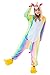 Kids Unicorn Onesie Pajamas Costume for Halloween Cosplay 140(Suggested Height: 55