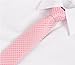 Bundle Monster 5pc Mens Trendy Fashion Business Solid, Woven, Stripes Necktie Tie Mixed Set 2 - Skinny Tie 2