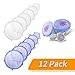 Silicone Stretch Lids 12 Pack, Reusable Durable and Expandable Food Covers, Silicone Lids Fits Various Sizes and Shape for Containers, Keeping Food Fresh - TESUE