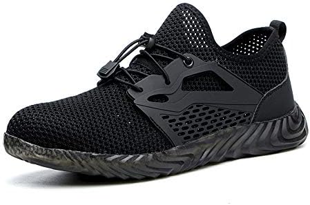 New Exhibition Breathable Safety Shoes Men's Lightweight Summer Anti-Smashing Piercing Work Sandals Single mesh Sneakers
