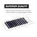 TDANCE Lash Extension Matte Black Eyelash Extension C CC D DD J B L Curl Volume & Classic Lash Extensions 0.03-0.18mm Thickness Professional Salon Use(0.15-CC,8-15 mm)