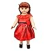 Shero 12-16 Inches Baby Doll's Red Evening Dress