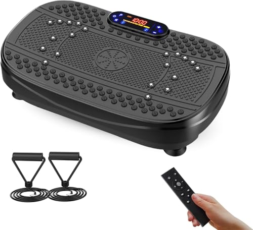 DMG Vibration Plate Exercise Machine, Lymphatic Drainage Machine for Weight Loss, Full Body Workout Vibrate Fitness Platform, Helps Toning Shaping Wellness Home Gyms Workout
