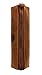 RUSTIC TOWN Leather Pencil Case - Zippered Pencil Pouch For Work & Office (Small, Brown)