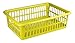 Zilpoo 6 Pack - Plastic Colorful Storage Baskets, Paper, Office Supplies, Toys and Teacher Student Classroom Organization Bins, 15