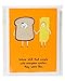 American Greetings Funny Bread and Butter Anniversary Card