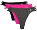 Balanced Tech Women's Caged Strappy Thong Panties 3 Pack