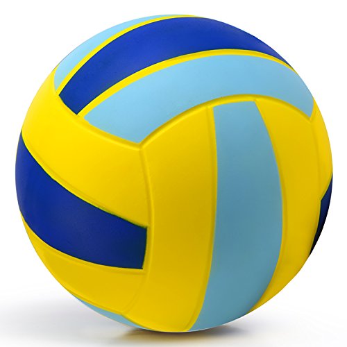 Chastep Soft PU Foam Volleyball 8 Inch, Toy Sports Ball for Kids