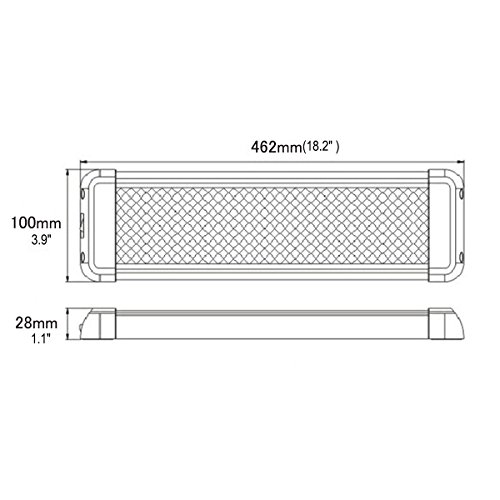 image for Lightronic 18.2 Inch 24W 2400 Lemens 6000K Super Bright LED Light Fixt