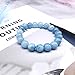 Soothing Bracelet - Natural Aquamarine bracelet - Bring Positive Energy - Peace - Youthfulness Bracelet - Crystal Stone Bracelet for Everlasting Joy