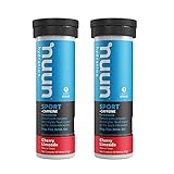 Nuun Hydration Energy Electrolyte Enhanced Drink Tablets 10/pk - Cherry Limeade - 2 packs!
