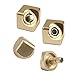 JZH Infinity Cube Fidget Hand Spinner Finger Spin Toys, Removable Finger Gyro Rubik Cube Naughty toys. (Golden)