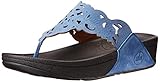 Fitflop Women's Flora Flip Flop, Devon Blue, 6 M US