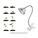 LED Plant Grow Light by SKENOY, Superior 7W Power, Strong Spring Clamp, Flexible 360 Degree Neck, Wide Illumination, Focused Wavelengths for Plant Development, Perfect for Hydroponic Indoor Planting