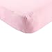 Touched by Nature Unisex Baby and Toddler Organic Cotton Crib Sheet, Light Pink, One Size