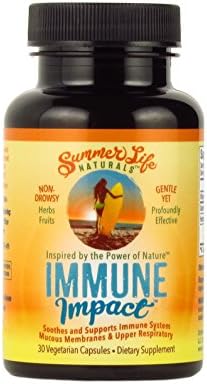 Summer Life Naturals Immune Impact - Herbal Immune Support, Non-GMO, Vegetarian Capsules (30 capsules)