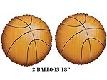 Basketball Balloons 18" (2 Balloons)
