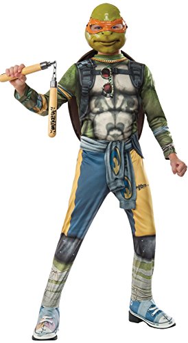 Rubie's Costume Kids Teenage Mutant Ninja Turtles 2 Value Michelangelo Costume, Small