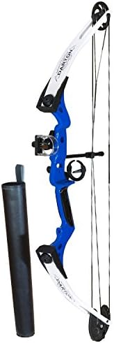 Darton Cadet Youth Compound LH Package Archery Bow, Blue, Left