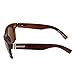 LianSan Designer Rectangle Oversized Women Men Sunglasses Glasses 0708(brown)