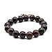 Zen Dear Unisex Natural Rosewood Prayer Beads Buddha Buddhist Prayer Meditation Mala Necklace Bracelet (12mm 17 beads)