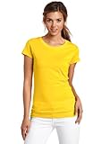 Dickies Girl Juniors Short Sleeve Crew Neck Tee,Sunflower,Xlarge