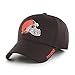 OTS NFL Cleveland Browns Men's Start Line Center Stretch Fit Hat, Team Color, Large/X-Large