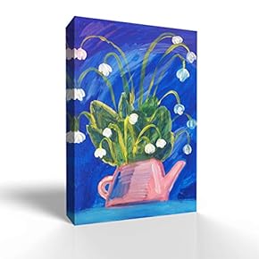 for Living Room Bedroom Home Artwork Paintings Minimalist Flowers