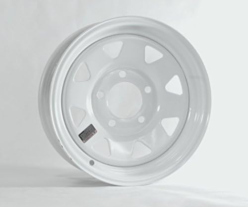13" x 4.5" White Spoke Trailer Wheel (5-4.5" Bolt Pattern)
