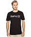 Hurley  Men's One and Only Push Through Tee Black Z T-Shirt