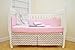 American Baby Company 100% Cotton Tailored Crib Skirt with Pleat, Pink, for Girls