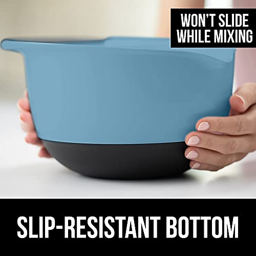 Gorilla Grip Mixing Bowls Set of 2, Slip Resistant Rubber Bottom