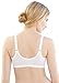 Glamorise Women's Front Close Stretch Lace Wonderwire Bra, White, 40B