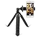 Tairoad 12 Inch Bendable Flexible Tripod with Free Smartphone and Gopro Mount Adapter