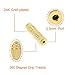 DISINO 3.5mm Female to Female Adapter, Gold Plated 1/8 Inch Stereo Coupler Aux Cord Connectors - 2 Pack