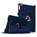 Fintie iPad Air 2 Case (2014 Release) - 360 Degree Rotating Stand Protective Case Smart Cover with Auto Sleep/Wake Feature for Apple iPad Air 2, Navy