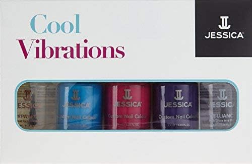 JESSICA Nail Polish Manicure Kit Gift Set, Cool Vibrations